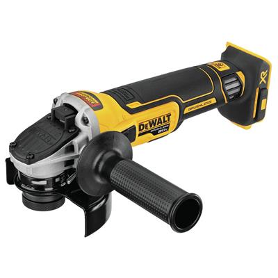 DEWALT DCG405B 20-Volt MAX XR Lithium-Ion 4-1/2 in. Brushless Slide Switch Small Angle Grinder With Kickback Brake (Tool Only)