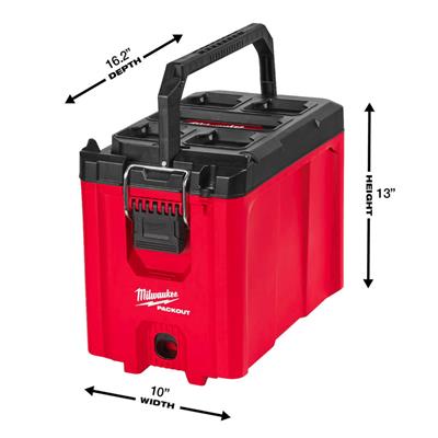 Milwaukee 48-22-8422 16 in. x 10 in. x 13 in. PACKOUT Compact Tool Box