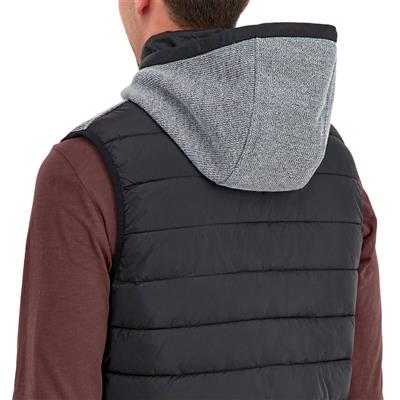 DuraDrive Men's WIZARD GREEN LABEL Quilted Vest with Hoodie