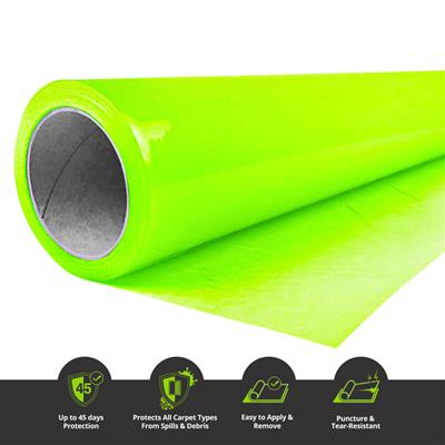 Gekko 36 in. x 500 ft. Reverse Wound Protective Carpet Film