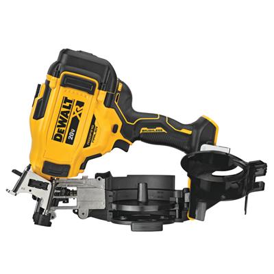 DEWALT DCN45RNB 20-Volt MAX 15-Degree Brushless Coil Roofing Nailer (Tool Only)