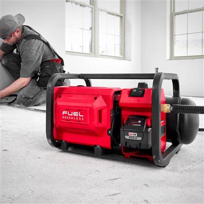 Milwaukee 2840-20 M18 FUEL 18-Volt Lithium-Ion 2-Gallon Cordless Compact Quiet Compressor (Tool Only)