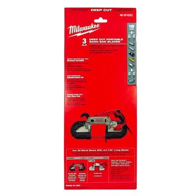 Milwaukee 48-39-0521 44-7/8 in. 18 TPI Thin Metal Band Saw Blade (3-Pack)