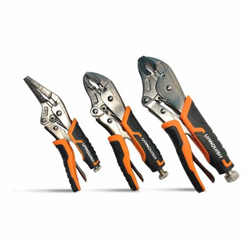 VANQUISH 4208 Locking Pliers Set (3-Piece)