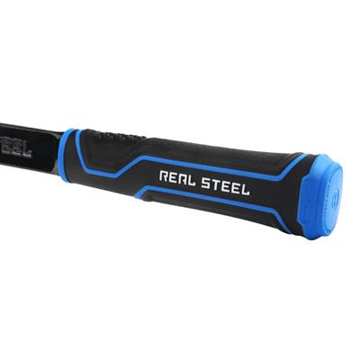 REAL STEEL 0523 22-oz. Forged One-Piece Steel Brick Hammer and Chisel Edge Rock Pick 