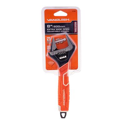 VANQUISH 3152 8 in. EXTRA WIDE-OPEN Adjustable Wrench