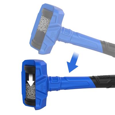 REAL STEEL 0317 28-oz. Blue Soft Face Dead Blow Hammer