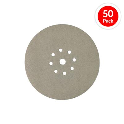 KLINGSPOR 292437 8-7/8 in. 120-Grit Circular Drywall Hook & Loop Sandpaper Radial Disc (50-Pack)