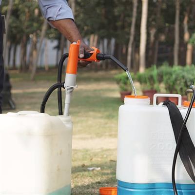 GROZ BOP-50 20-L/5-Gallon Self Priming Plastic Diesel, Kerosene and Light Oils Pump
