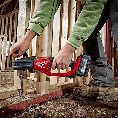 Milwaukee 2807-20 M18 FUEL 18-Volt Lithium-Ion 1/2 in. HOLE HAWG Brushless Right Angle Drill (Tool Only)