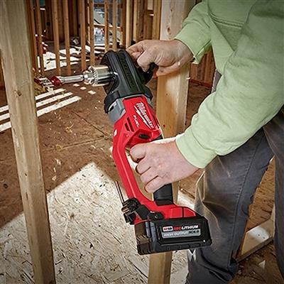 Milwaukee 2807-20 M18 FUEL 18-Volt Lithium-Ion 1/2 in. HOLE HAWG Brushless Right Angle Drill (Tool Only)