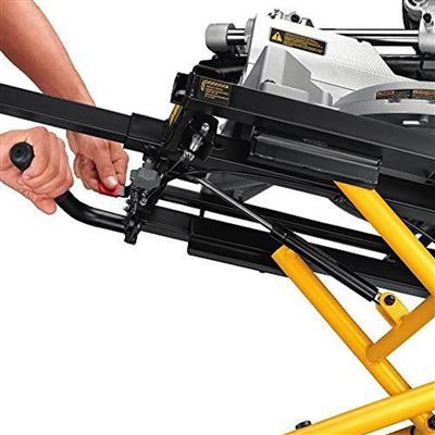 DEWALT DWS780RST 15 Amp 12 in. Dual Bevel Sliding Mitre Saw with Rolling Stand