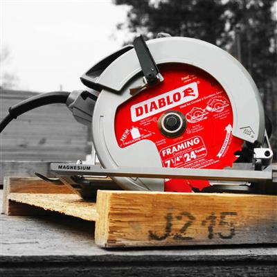 Freud Diablo D0724PX 7-1/4 in. 24-Tooth Wood Framing Saw Blade (2-Pack)