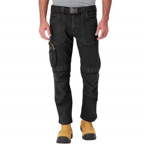 DuraDrive Men's FREEDOM Denim Black Jeans Work Pants