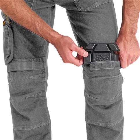 DuraDrive Men's FREEDOM Denim Grey Jeans Work Pants