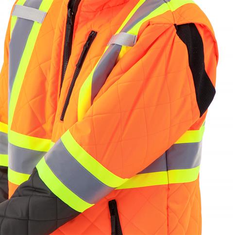 DuraDrive Men's Orange Hi-Vis Lined Freezer Jacket