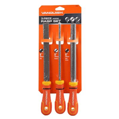 VANQUISH 3850 8 in. Wood Rasp Set (3-Piece)