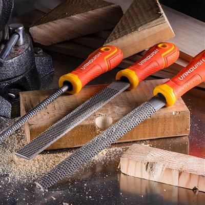 VANQUISH 3850 8 in. Wood Rasp Set (3-Piece)