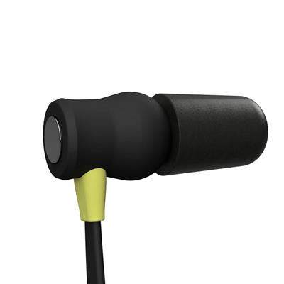ISOtunes IT-02 XTRA Yellow Black 27 dB NRR Bluetooth Noise-Isolating Earbuds
