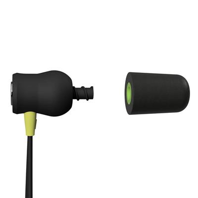ISOtunes IT-02 XTRA Yellow Black 27 dB NRR Bluetooth Noise-Isolating Earbuds