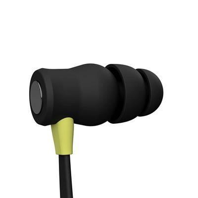ISOtunes IT-02 XTRA Yellow Black 27 dB NRR Bluetooth Noise-Isolating Earbuds