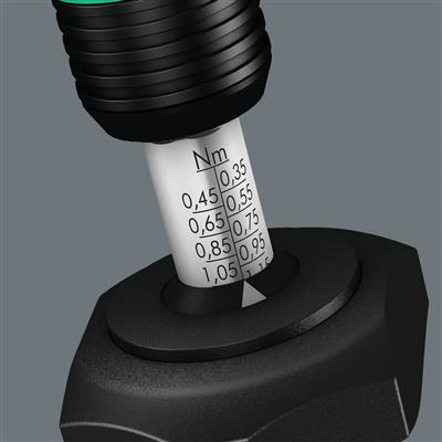 Wera 05074710001 Kraftform 7445 1/4 in. 2.5-11.5 in. lb. Adjustable Torque Screwdriver