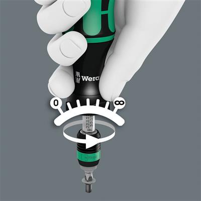 Wera 05074711001 Kraftform 7446 1/4 in. 11-29 in. lb. Adjustable Torque Screwdriver