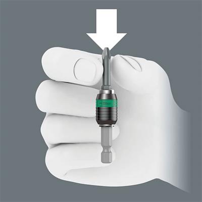 Wera 05056440001 Bit-Check 30 Universal 1 Rapidaptor Bit holder and Bit Set (30-Piece)