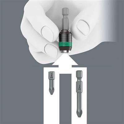 Wera 05056440001 Bit-Check 30 Universal 1 Rapidaptor Bit holder and Bit Set (30-Piece)