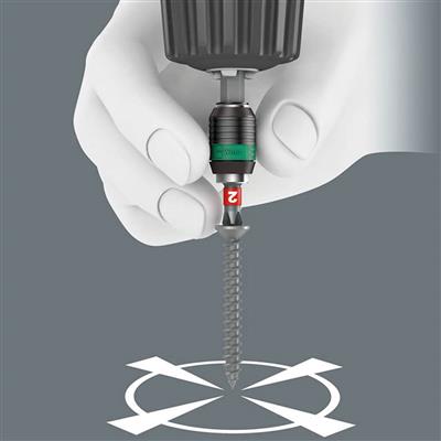 Wera 05056440001 Bit-Check 30 Universal 1 Rapidaptor Bit holder and Bit Set (30-Piece)