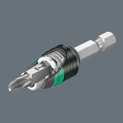 Wera 05052490001 887/4 RR 1/4 in. x 2-1/4 in. Rapidaptor Ring Magnet Universal Bit Holder