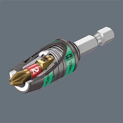 Wera 05052490001 887/4 RR 1/4 in. x 2-1/4 in. Rapidaptor Ring Magnet Universal Bit Holder
