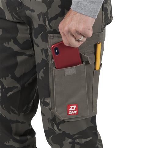 DURADRIVE MEN'S COMPASS CONVERTIBLE CARGO PANTS RED LABEL- CAMO