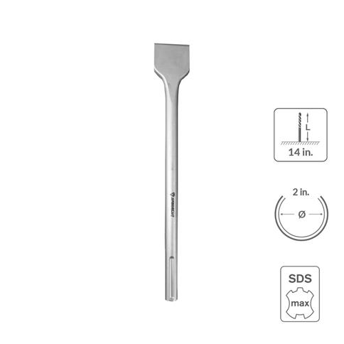 SABERCUT 2 in. x 14 in. SDS MAX Flat Chisel Bit