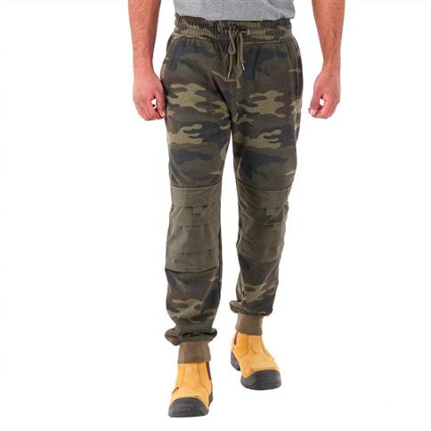 DuraDrive Men's VAGABOND Camouflage Jogger Work Pants with Knee-Pad Pockets