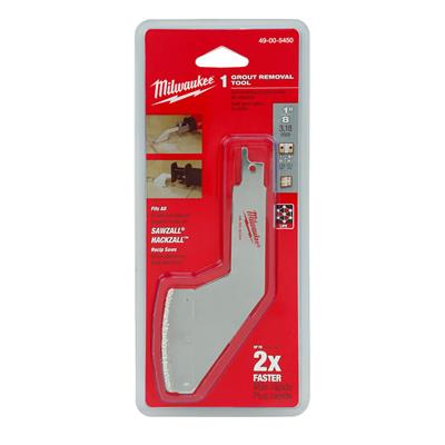 Milwaukee 49-00-5450 1/8 in. x 2-1/4 in. SAWZALL Grout Removal Blade
