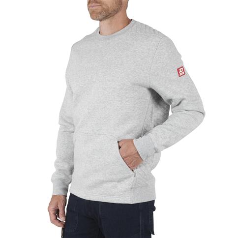 DURADRIVE RED LABEL WEEKEND QUILTED TOP - HEATHER GREY