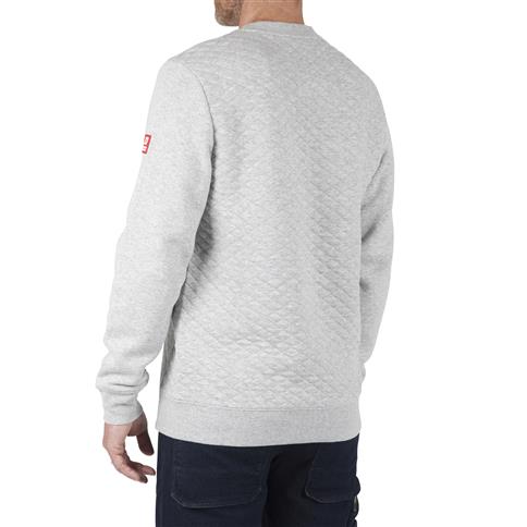 DURADRIVE RED LABEL WEEKEND QUILTED TOP - HEATHER GREY