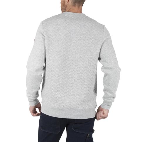 DURADRIVE RED LABEL WEEKEND QUILTED TOP - HEATHER GREY