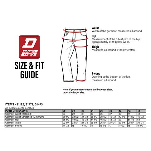 DURADRIVE MEN'S INFINITY WORK PANTS RED LABEL- GREY