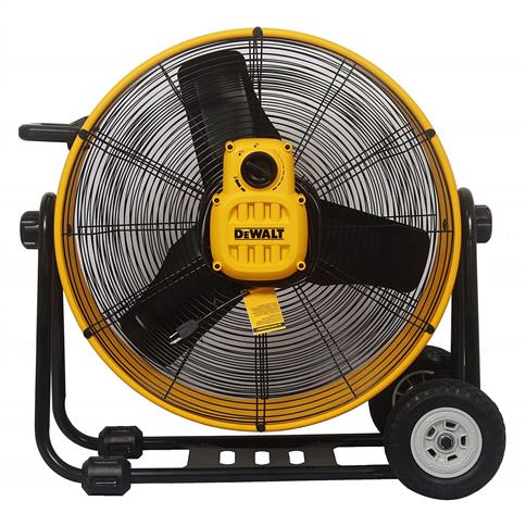 DEWALT DXF2490 24 in. 6,500 cfm. Wheeled 3-Speed Drum Fan with 10 ft. Power Cord