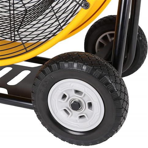 DEWALT DXF2490 24 in. 6,500 cfm. Wheeled 3-Speed Drum Fan with 10 ft. Power Cord