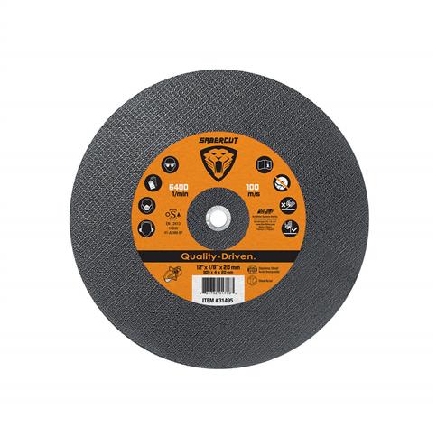 SABERCUT 12 in. x 1/8 in. x 20 mm Type 1 Abrasive Metal Cutting Cut-Off Blade