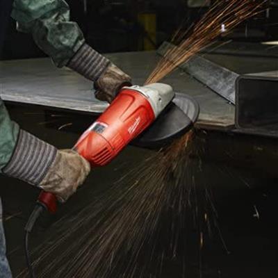 Milwaukee 6088-31 7 in. / 9 in. 15 Amp Corded Non Lock-On Large Angle Grinder