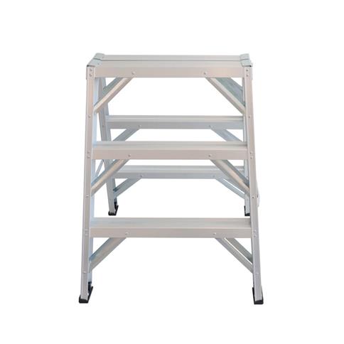 DuraDrive 3 ft. Aluminum Sawhorse Step Ladder with 300 lb. Load Capacity