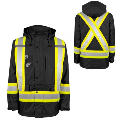 TERRA 116504 HI-VIS INSULATED WATER RESISTANT PARKA