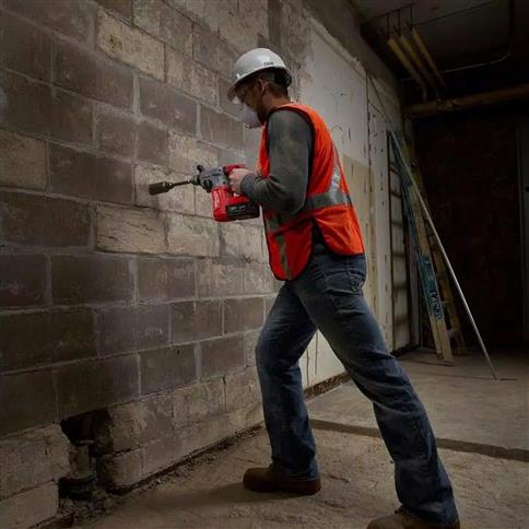 Milwaukee 2912-20 M18 FUEL 18-Volt Lithium-Ion 1 in. Cordless Brushless SDS Plus Rotary Hammer (Tool Only)