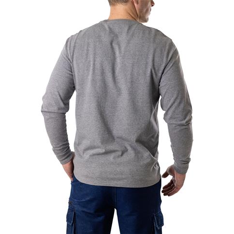 DURADRIVE XPRESS L/S CREW NECK T-SHIRT - CHARCOAL OR OLIVE GREY