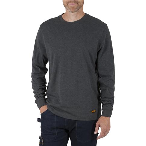 DURADRIVE XPRESS L/S CREW NECK T-SHIRT - CHARCOAL OR OLIVE GREY