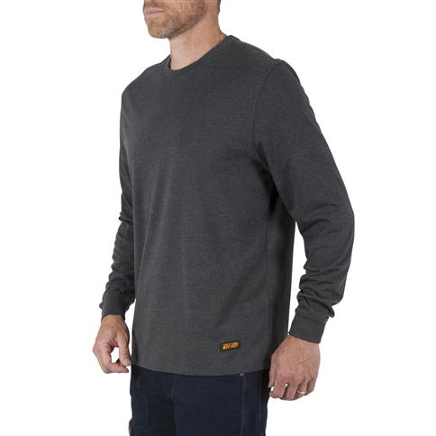 DURADRIVE XPRESS L/S CREW NECK T-SHIRT - CHARCOAL OR OLIVE GREY